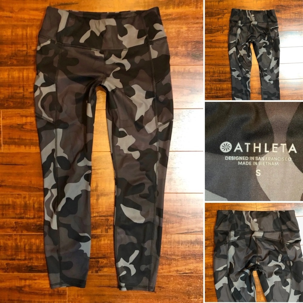 ATHLETA Camoflauge Camo High Waist Leggings - Picture 2 of 8